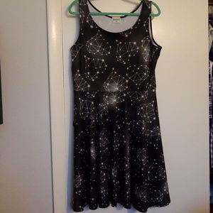 2XL Cowcow Heart Constellation Dress NWOT